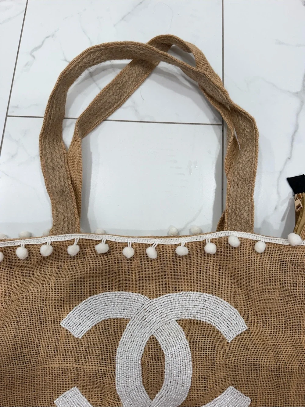 Woven Beach Tote Bag